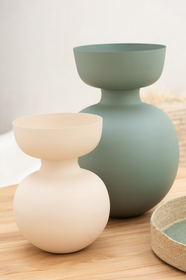 Vaas Thibault Aluminium Groen Large - Afbeelding 2