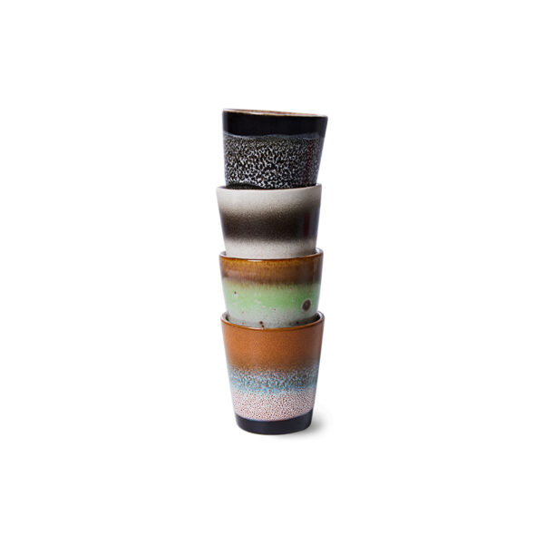 70s ceramics: ristretto mugs - Afbeelding 2