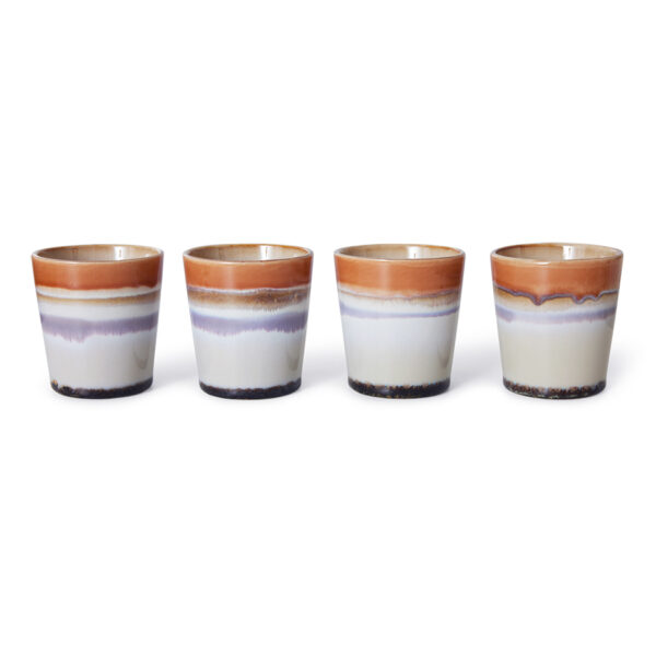 70s ceramics: coffee mug ash - Afbeelding 3
