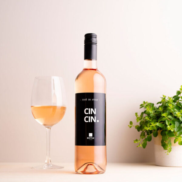 Bottle language CIN CIN! Rose wijn - Afbeelding 2