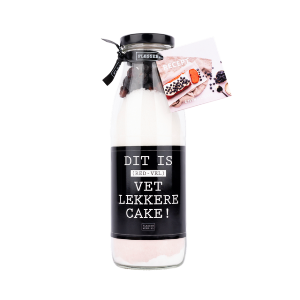 Dit is (red-vel) VET lekkere cake! Cakemix red velvet