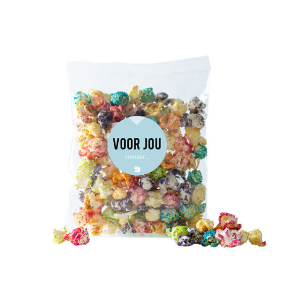 Gekleurde popcorn - zomaar