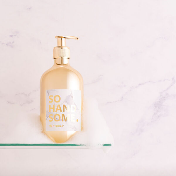 Bottle Language So handsome - Gouden zeeppompje - 500ml - Afbeelding 3