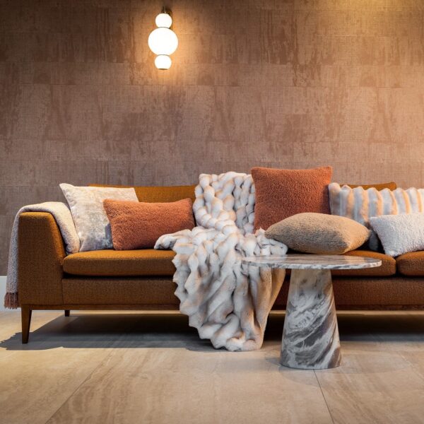 EMILLY - Plaid 130x160 cm Irish Cream - beige - Afbeelding 3