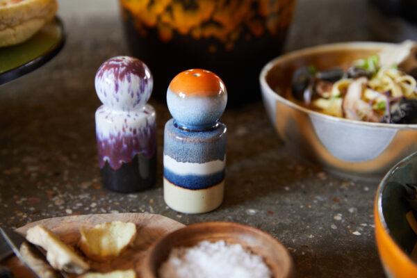 70s ceramics: pepper & salt jar, stargaze - Afbeelding 3