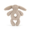 Bashful Bunny Beige Ring Rattle | Jelly cat - Afbeelding 2