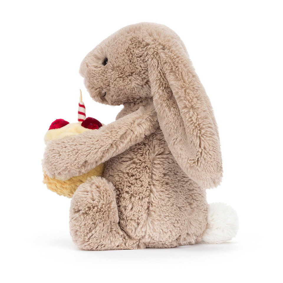 Bashful Beige Bunny 'Birthday' - Jellycat - Afbeelding 2