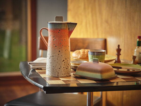 70s ceramics: butter dish mercury | HK Living - Afbeelding 2