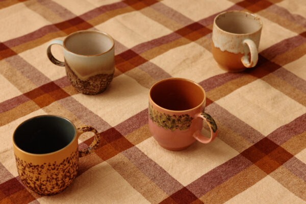 70s ceramics: café mug lush | HK Living - Afbeelding 3