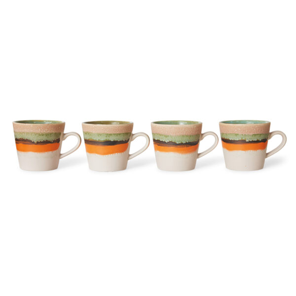 70s ceramics: cappuccino mug burst | HK Living - Afbeelding 2