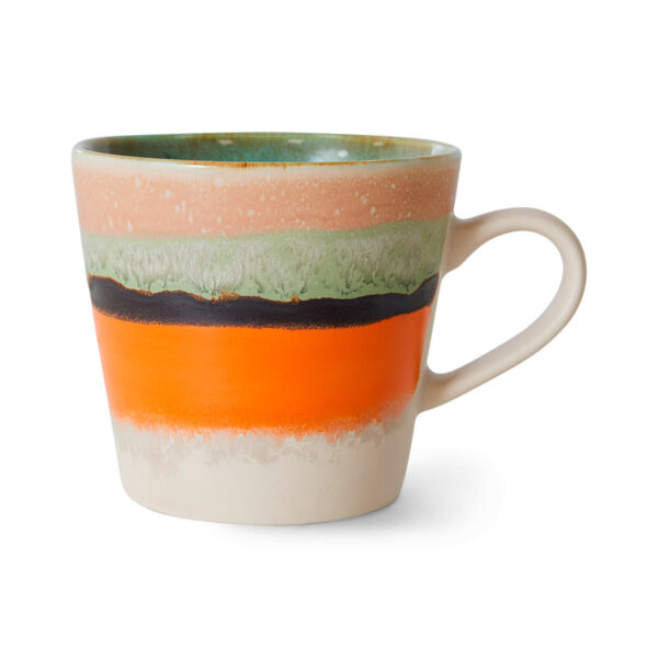 70s ceramics: cappuccino mug burst | HK Living