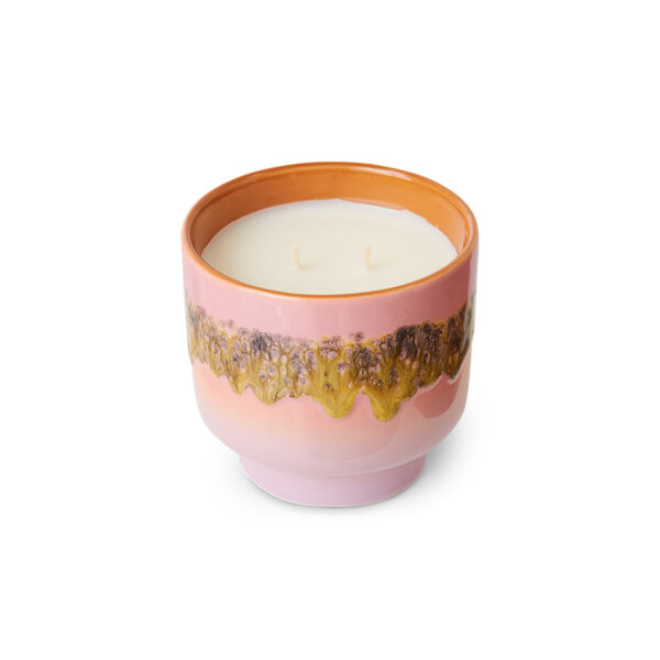 70s ceramics: scented candle Miami | HK Living