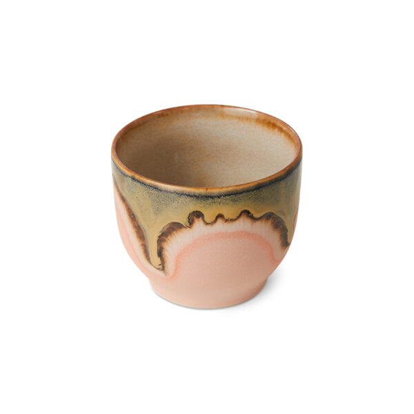 70s ceramics: café cup blossom | HK Living - Afbeelding 2