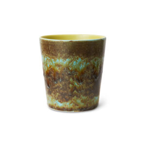 70s ceramics: coffee mug tidal | HK Living