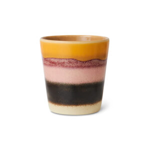 70s ceramics: coffee mug sunset | HK Living