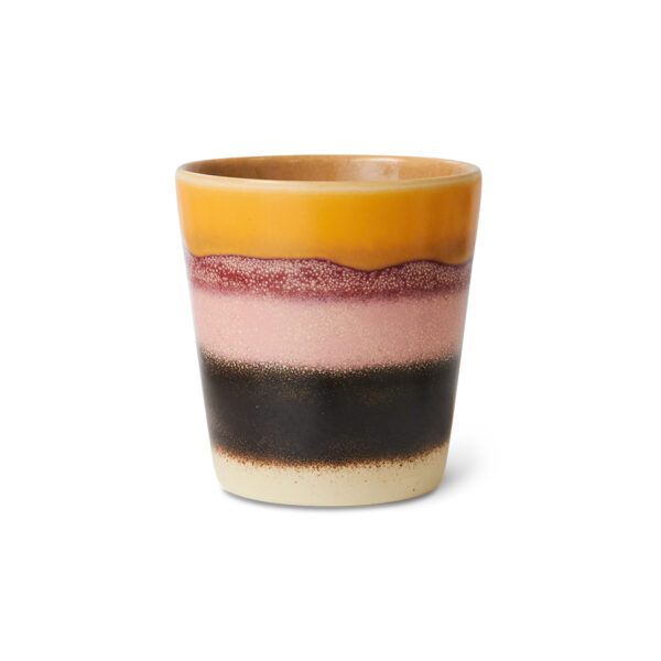 70s ceramics: coffee mug sunset | HK Living