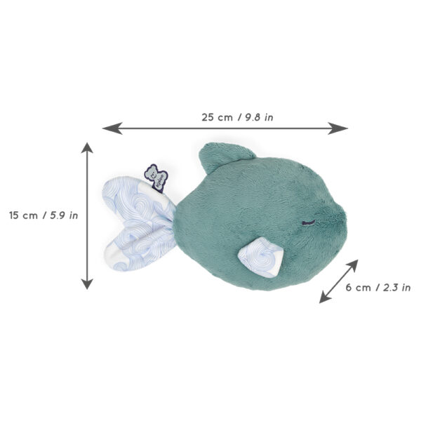 Kaloo Petit Calme – Warmteknuffel Vis - Afbeelding 3