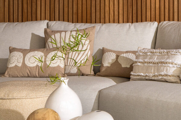 Merlijn Irish Cream, Beige - Kussen 30 x 50 - Afbeelding 4