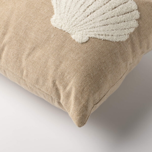 Merlijn Irish Cream, Beige - Kussen 30 x 50 - Afbeelding 2