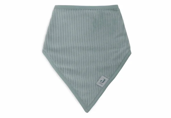 Slab Bandana Velvet Rib - Sea Green/Ivory - 2 Stuks | Jollein - Afbeelding 3