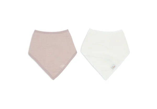 Slab Bandana Hydrofiel - Wild Rose/Oatmeal - 2 Stuks | Jollein - Afbeelding 4