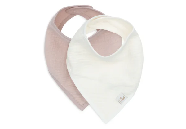 Slab Bandana Hydrofiel - Wild Rose/Oatmeal - 2 Stuks | Jollein
