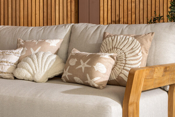 ORLI Pumice Stone, beige - Kussen 45x45 cm - Afbeelding 4