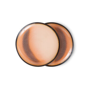 70s ceramics: dessert plates horizon, set of 2 | HK Living