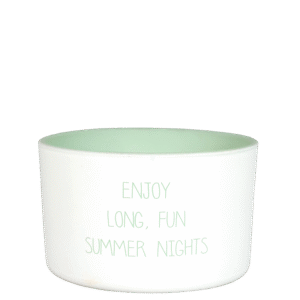 Buitenkaars - ENJOY LONG FUN SUMMER NIGHTS - Geur: Bella Citronella