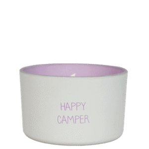 Buitenkaars HAPPY CAMPER  Geur: Bella Citronella