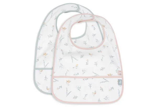 Slab Waterproof Lovely Birds - 2 Stuks | Jollein