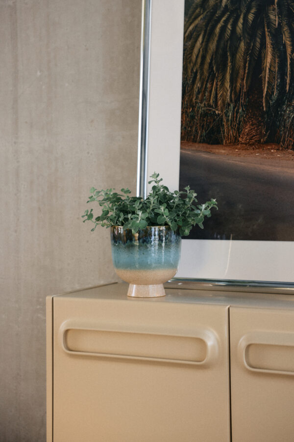 Retro flower pot lagoon | HK Living - Afbeelding 4