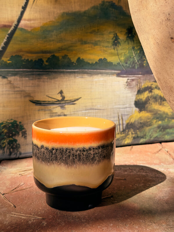 70s ceramics: scented candle tulum | HK Living - Afbeelding 4