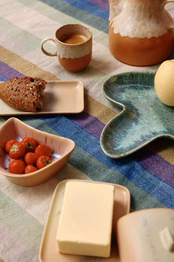 70s ceramics: butter dish breeze | HK Living - Afbeelding 3