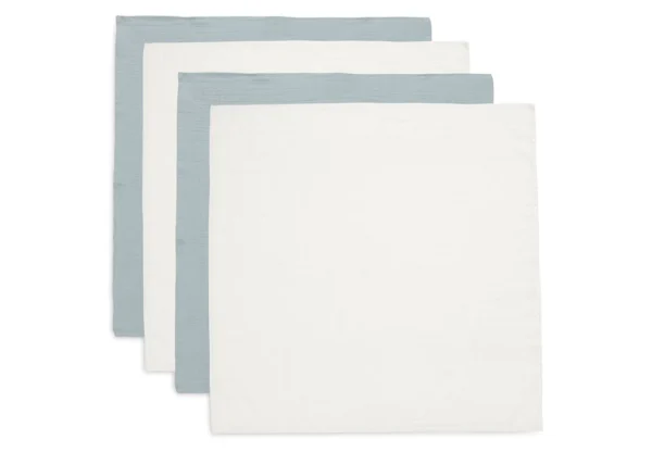 Hydrofiele Doek Small 70x70cm - Sea Green/Ivory - 4 Stuks | Jollein