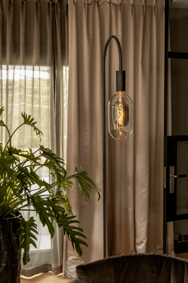 Sundsvall E27 Helder/Titanium 80 Lumen Dimbaar | Calex - Afbeelding 4