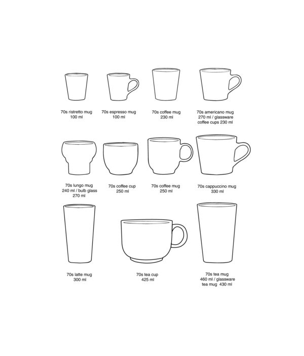 70s ceramics: coffee mug rise | HK Living - Afbeelding 4