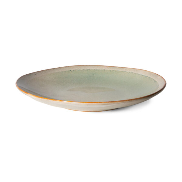 70s ceramics: side plates mist, set of 2 | HK Living - Afbeelding 3