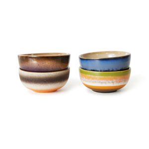 70s ceramics: XS bowls sierra, set of 4 | HK Living
