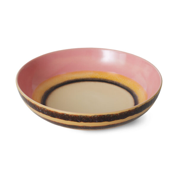 70s ceramics: salad bowl serene - Afbeelding 2