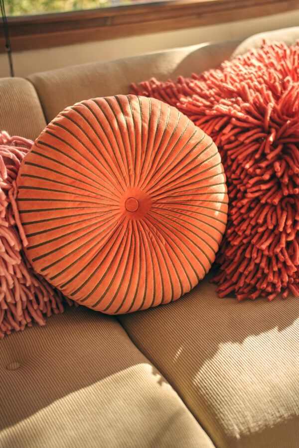 Round ripple cushion Sienna ø50cm | HK Living - Afbeelding 2