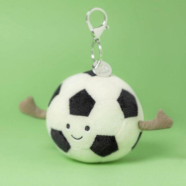Amuseables Sports Football Bag Charm | Jellycat - Afbeelding 2