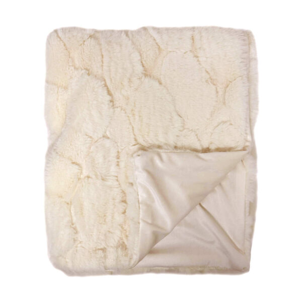 POMMELIEN plaid 130x160 cm - Cannoli Cream, beige | Dutch Decor
