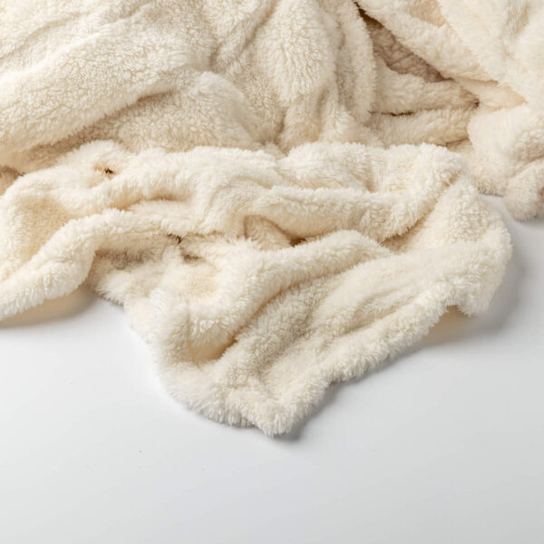 LESLIE plaid 150x200 cm - Tofu, beige | Dutch Decor - Afbeelding 2