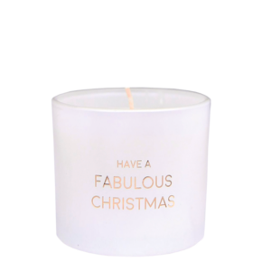 Have A Fabulous Christmas - Geurkaars met Armband | My Flame Lifestyle