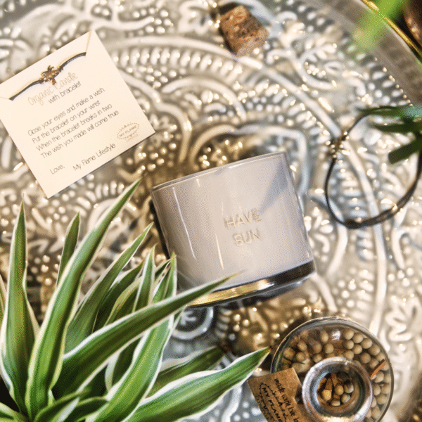 Have Sun - Geurkaars met Armband | My Flame Lifestyle - Afbeelding 2