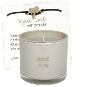 Have Sun - Geurkaars met Armband | My Flame Lifestyle