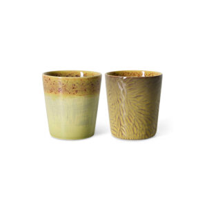 HK Living Van Gogh Coffee Mugs Sunflowers
